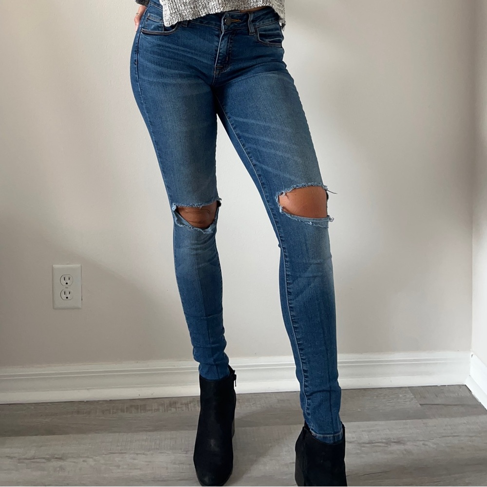 Demin Ripped Jeans